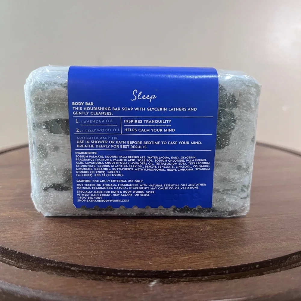 Bath & Body Works Aromatherapy Sleep Lavender Cedarwood Body Bar Soap 8.8oz New